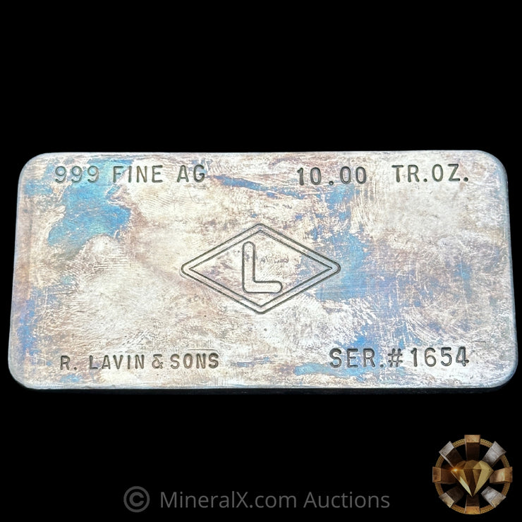 10oz R Lavin & Sons Vintage Silver Bar