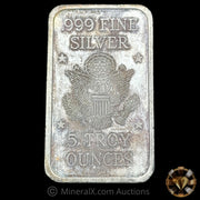 5oz Pioneer Round Up Club Vintage Silver Bar