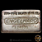 10oz Engelhard Waffleback Vintage Silver Bar