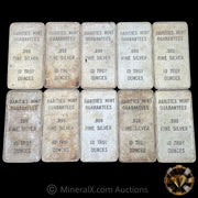 x10 10oz Rarities Mint Eagle Vintage Silver Bars (100oz Total)