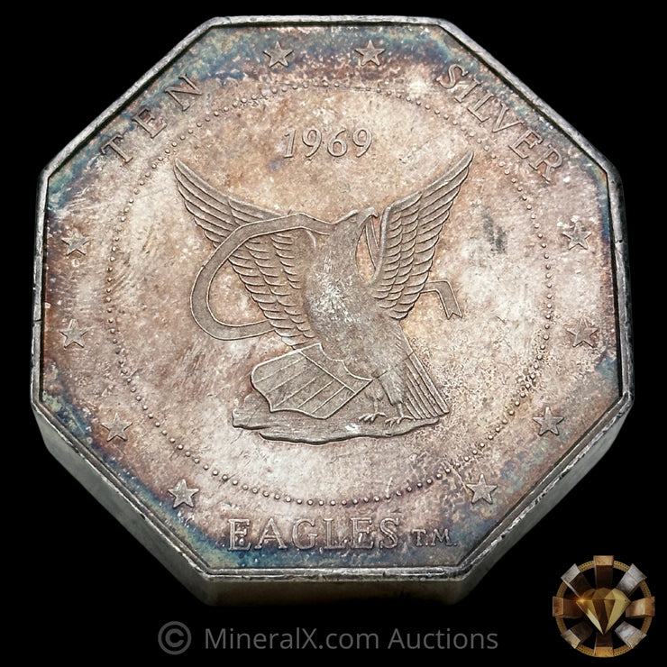 10oz 1969 W H Foster Vintage Silver Eagles Nest Bar