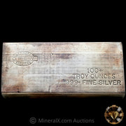 100oz Drew Refiners Assayers Vintage Silver Bar