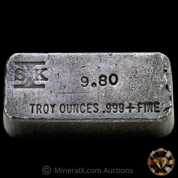 9.80oz SIK Vintage Silver Bar