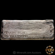 10oz Harrington Metallurgy Australia No "S" Variety Vintage Silver Bar