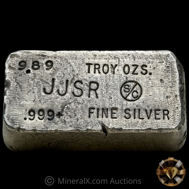 9.89oz JJSR Vintage Silver Bar