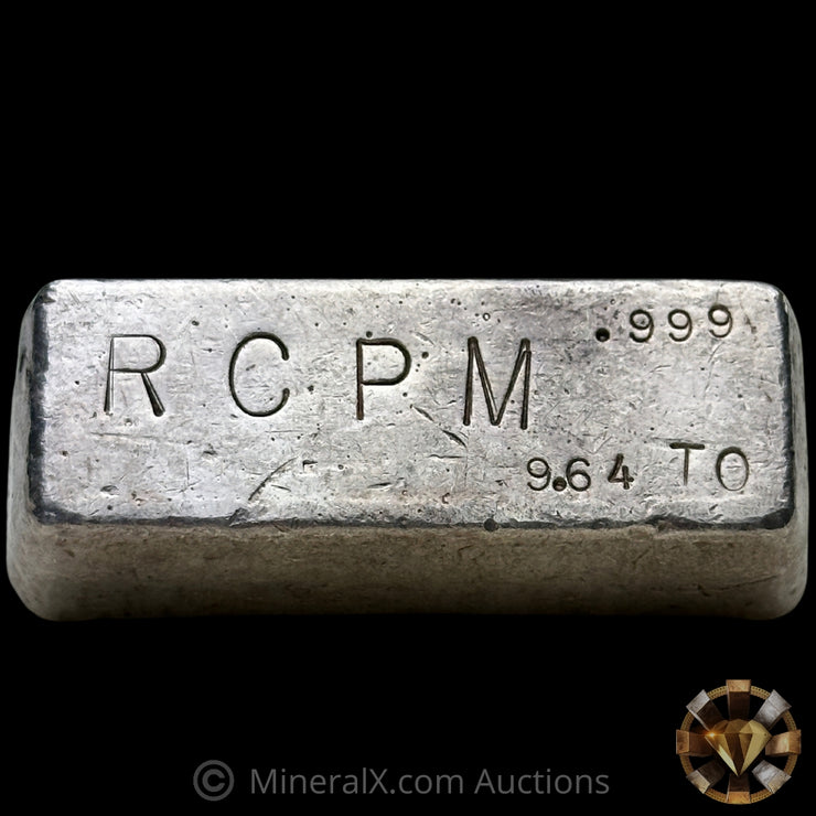 Rcpm Label 9.64oz RCPM Vintage Silver Bar – MineralX