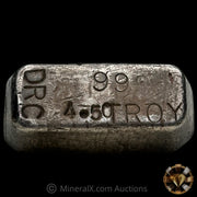 4.50oz DRC Drew Refining Company Vintage Silver Bar