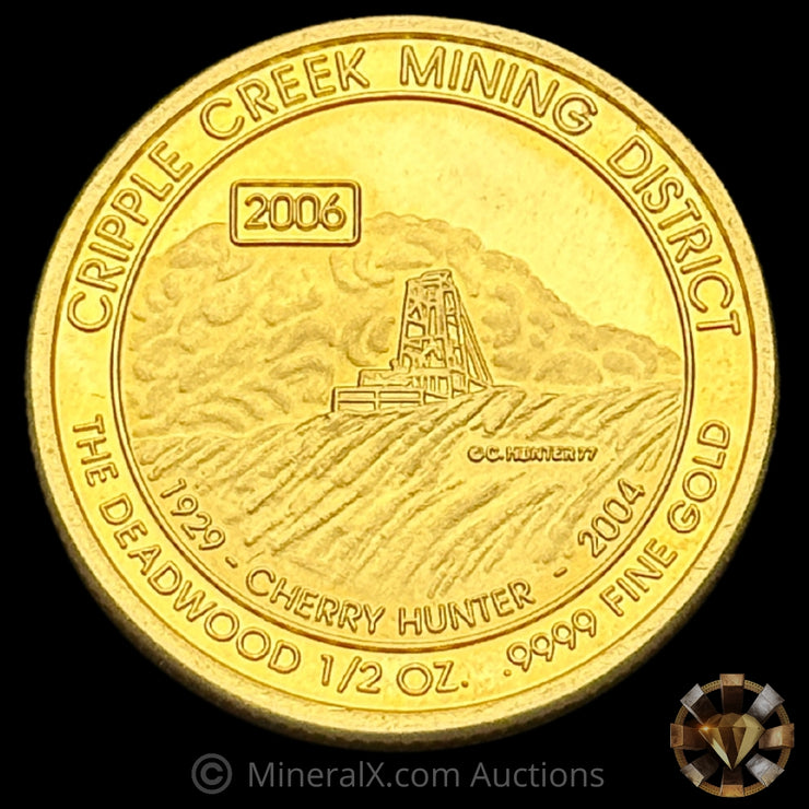 1/2oz Cripple Creek Mining District Gold Coin