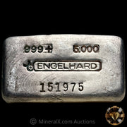 5oz Engelhard Bull Logo Vintage Silver Bar