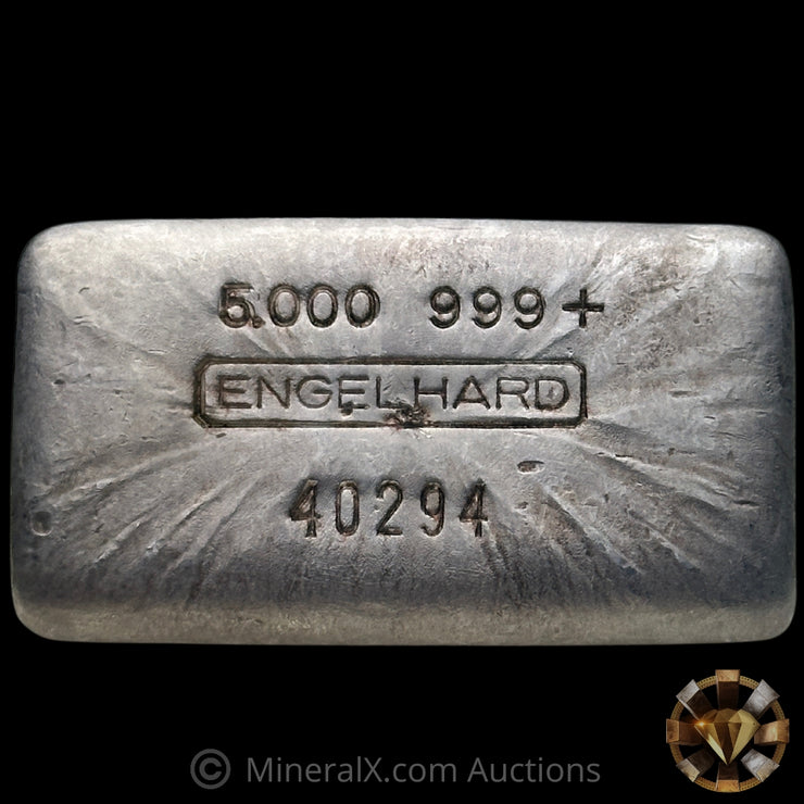 5oz Engelhard 4th Series Vintage Silver Bar