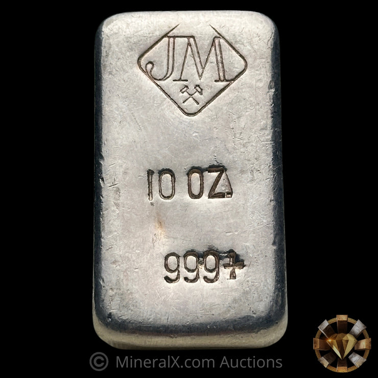 10oz JM Johnson Matthey Vintage Silver Bar