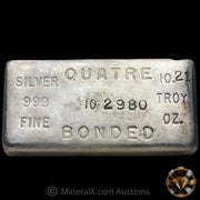 10.21oz Quatre Bonded Cascade Vintage Silver Bar