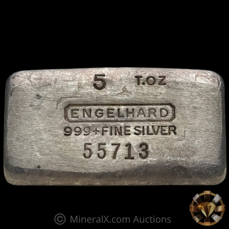 5oz Engelhard 7th Series Vintage Silver Bar