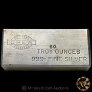 50oz Drew Refiners Assayers Vintage Silver Bar