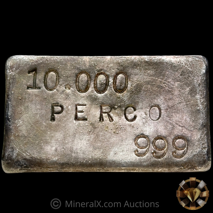 10oz Perco Vintage Silver Bar