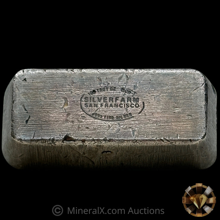 10oz Silverfarm San Francisco Vintage Silver Bar