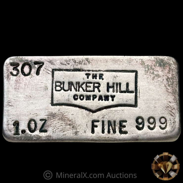 1oz The Bunker Hill Company Vintage Silver Bar