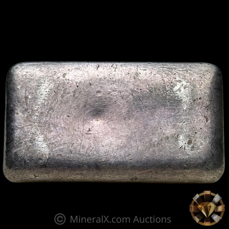 5oz JMC Johnson Matthey Maple Leaf Vintage Silver Bar