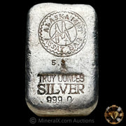 5.3oz Alaska Mint Assay Vintage Silver Bar