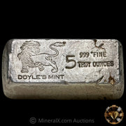 5oz Doyles Mint Vintage Silver Bar