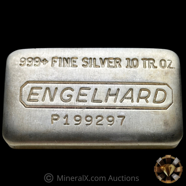 10oz Engelhard P Loaf Vintage Silver Bar