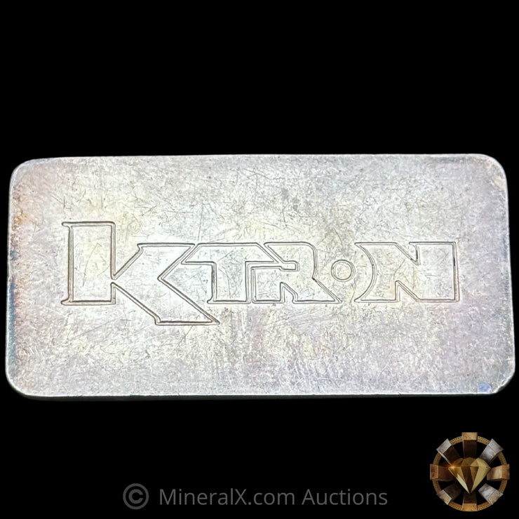 1oz KTRON Rio Vintage Silver Bar