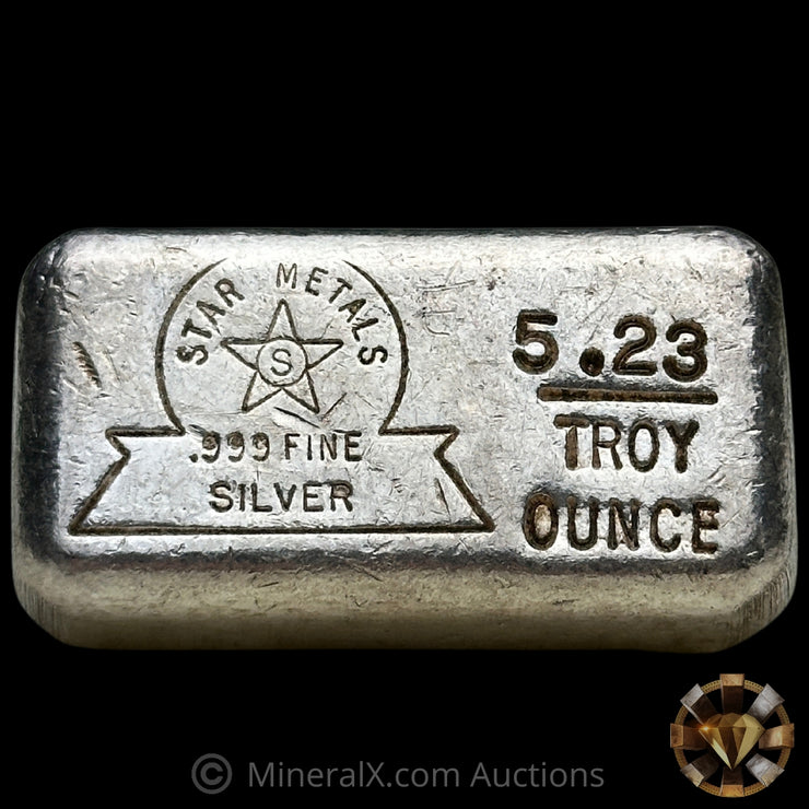 5.23oz Star Metals Vintage Silver Bar