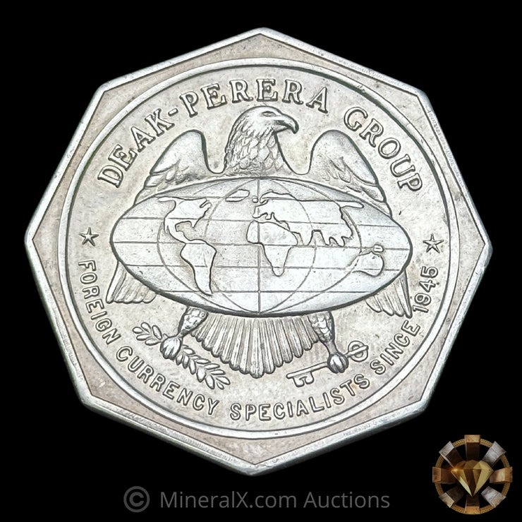 1oz 1974 Deak Perera Group DP Vintage Silver Coin