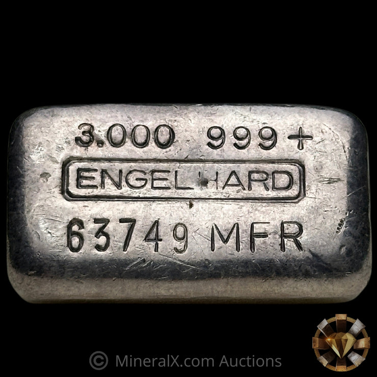 3oz Engelhard MFR Vintage Silver Bar