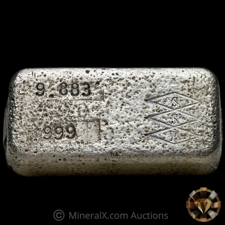 9.883oz SSR Vintage Silver Bar