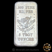 5oz Pioneer Round Up Vintage Silver Bar