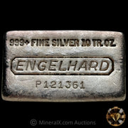 10oz Engelhard Waffleback Vintage Silver Bar