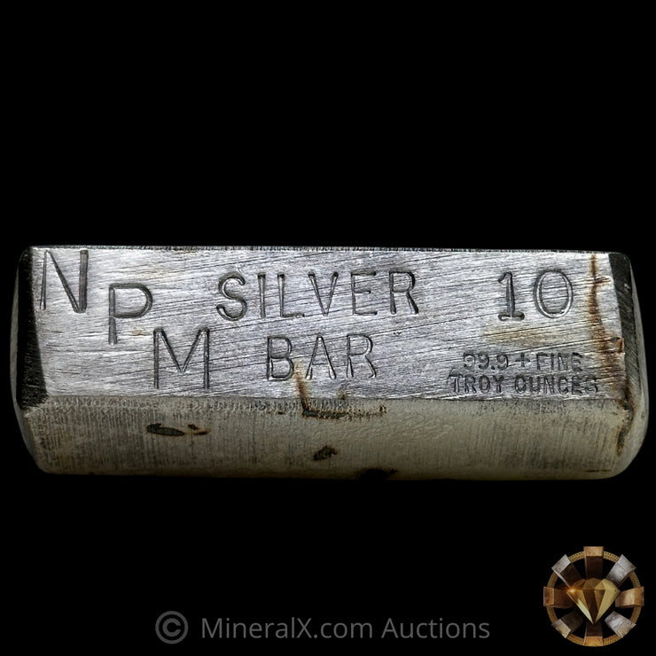 10oz NPM Vintage Silver Bar