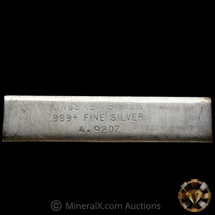 4.92oz Kingsmen Vintage Silver Bar