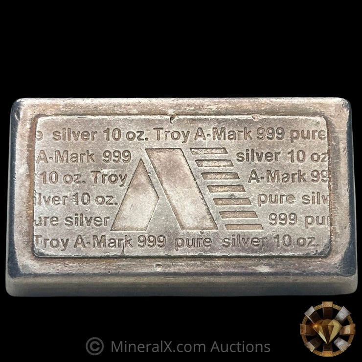 10oz AMARK Vintage Silver Stacker Bar