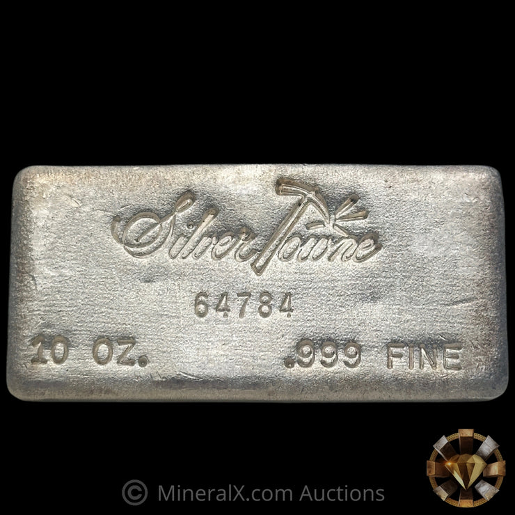 10oz Silvertowne Gridback Vintage Silver Bar