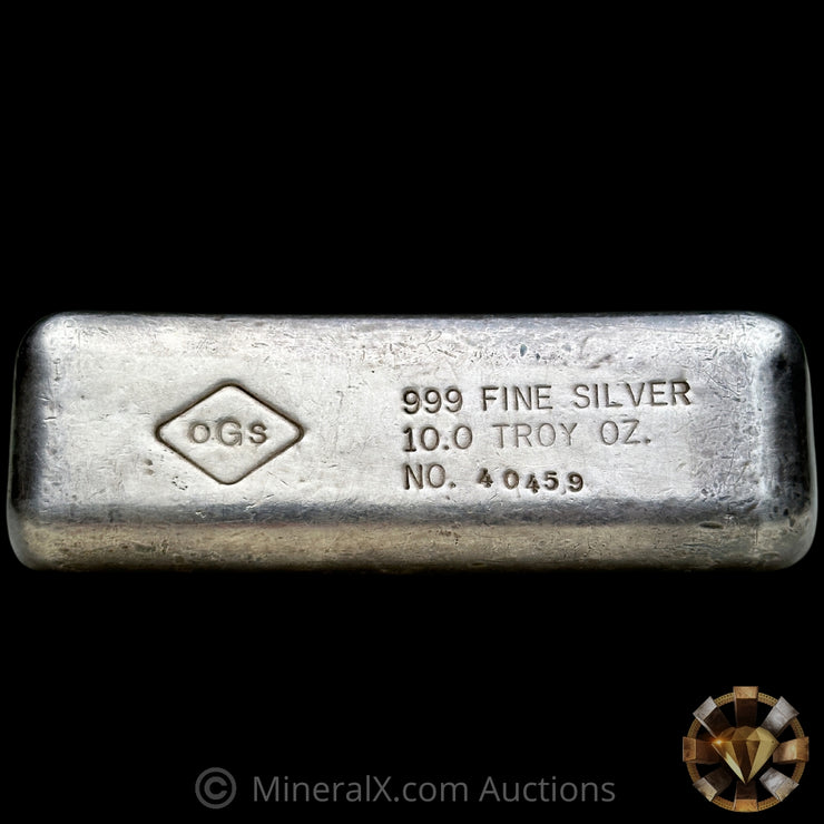 10oz OGS Vintage Silver Bar