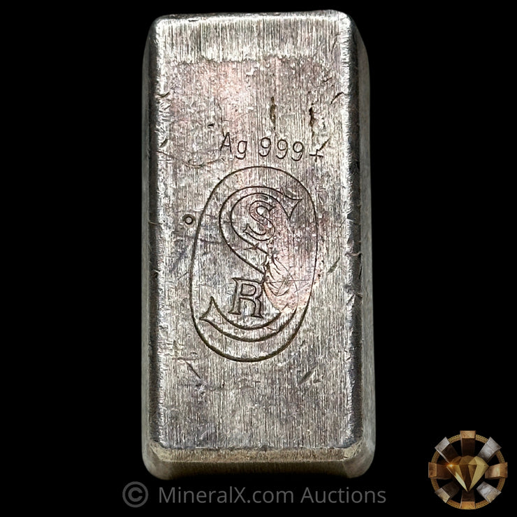 10oz SSR Sitkin Smelting & Refining Vintage Silver Bar