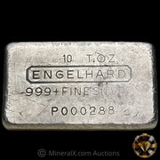 10oz Engelhard 6th Series T OZ Vintage Silver Bar With Low Serial