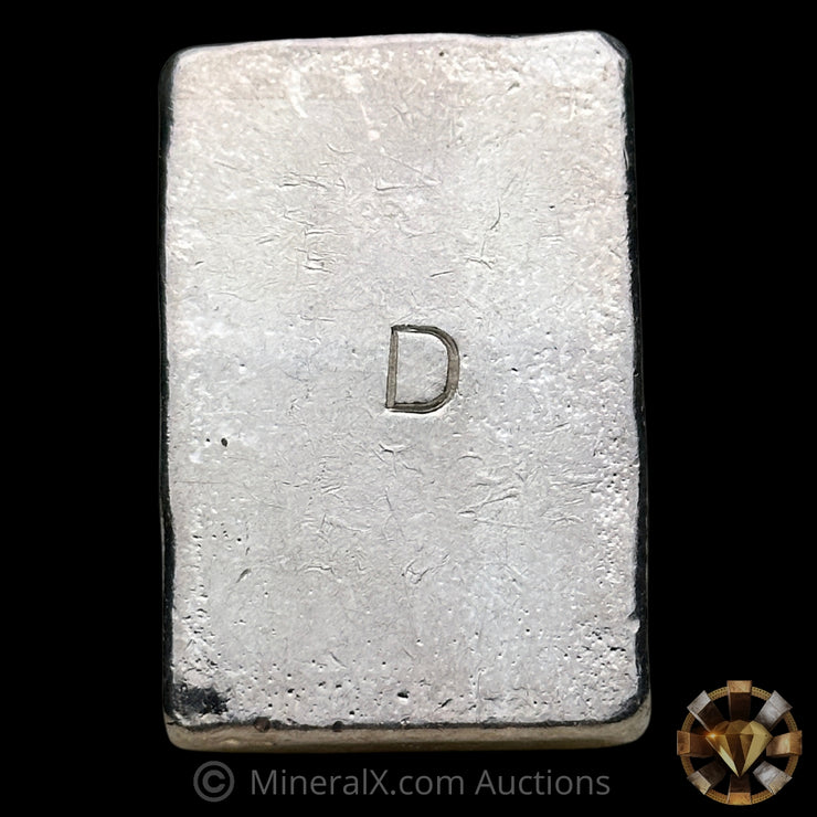 100g ABC Australian Bullion Company "D Back" Vintage Silver Bar