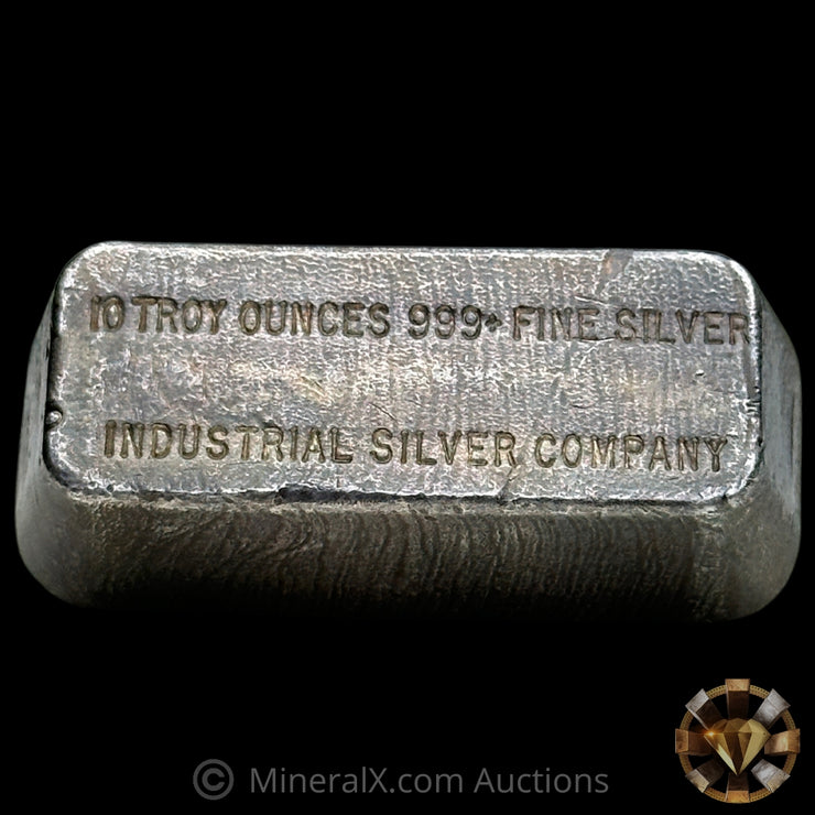 10oz Industrial Silver Company Vintage Silver Bar