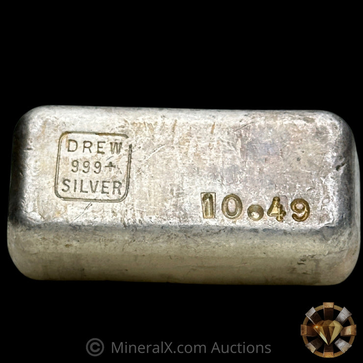 10.49oz Drew Vintage Silver Bar