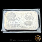 1oz 1994 Superbowl Vintage Silver Bar