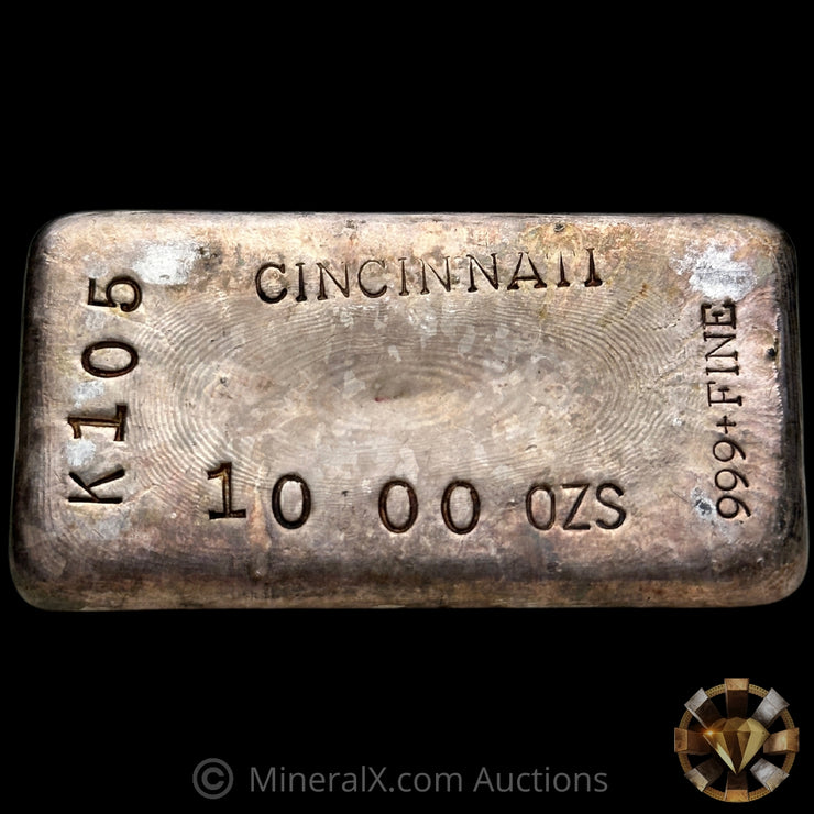 10oz Cincinnati Vintage Silver Bar