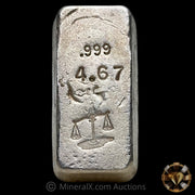 4.67oz Dugan & Helterbrand D & H Co Inc Vintage Silver Bar