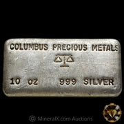 10oz Columbus Precious Metals Vintage Silver Bar