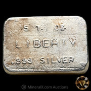 5oz Liberty Vintage Silver Bar