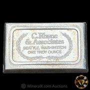 1oz USVI C Rhyne & Associates Vintage Silver Bar