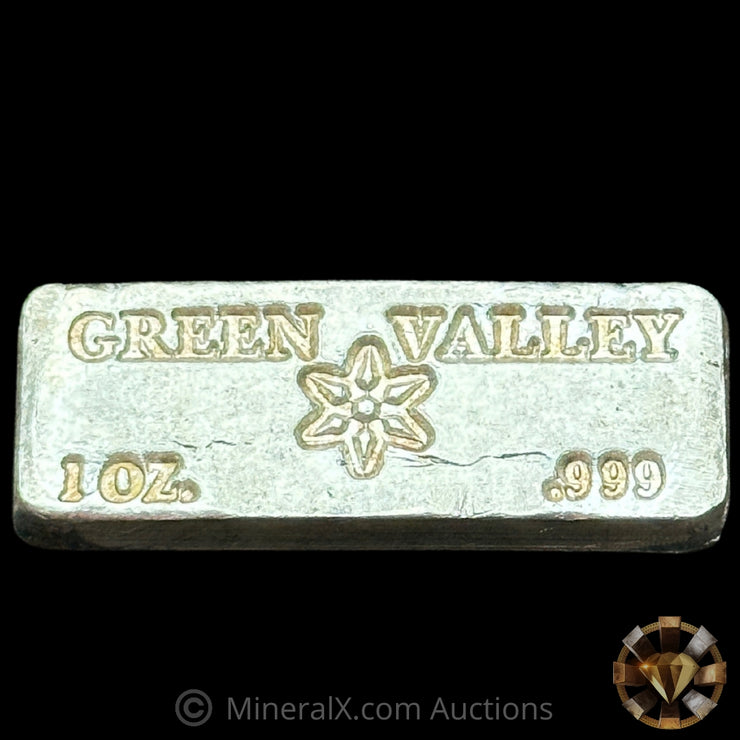 1oz Green Valley Vintage Silver Bar