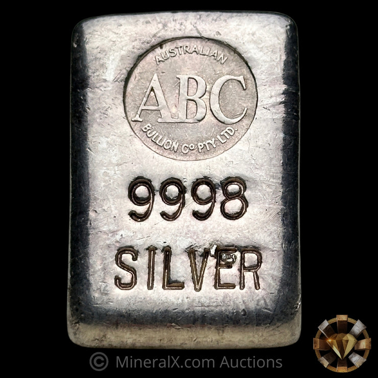 77.4g ABC Australian Bullion Company "A" Vintage Silver Bar